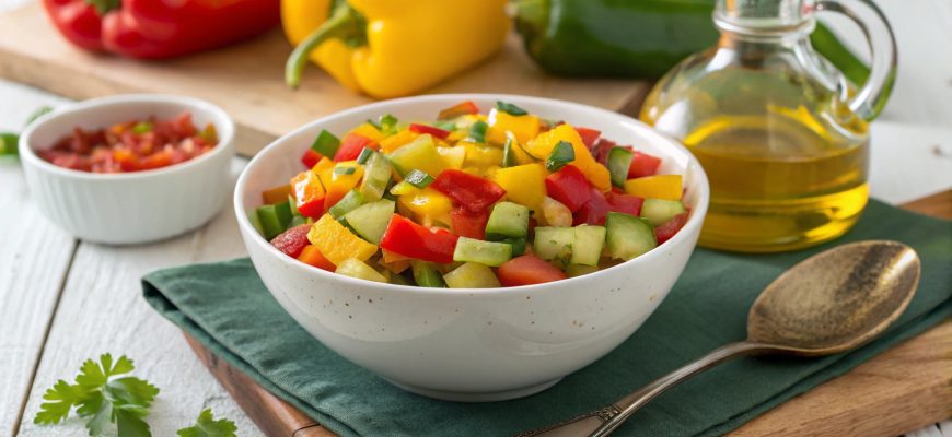 Paprika saláta recept